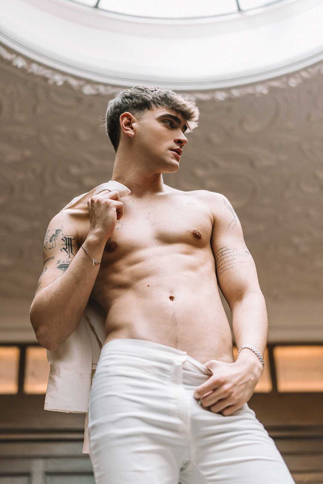 Introducing Spain’s Leading Man: Gabriel Guevara wears 1 Million by Rabanne